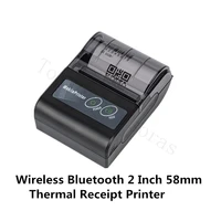 mini 58mm ink free portable thermal printer factura impresora termica wireless receipt printer usb bt escpos windows android pc