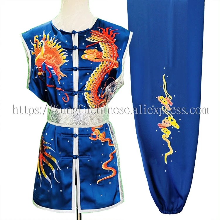 Китайская повседневная форма Wushu для кунг-фу одежда костюм боевых искусств наряд