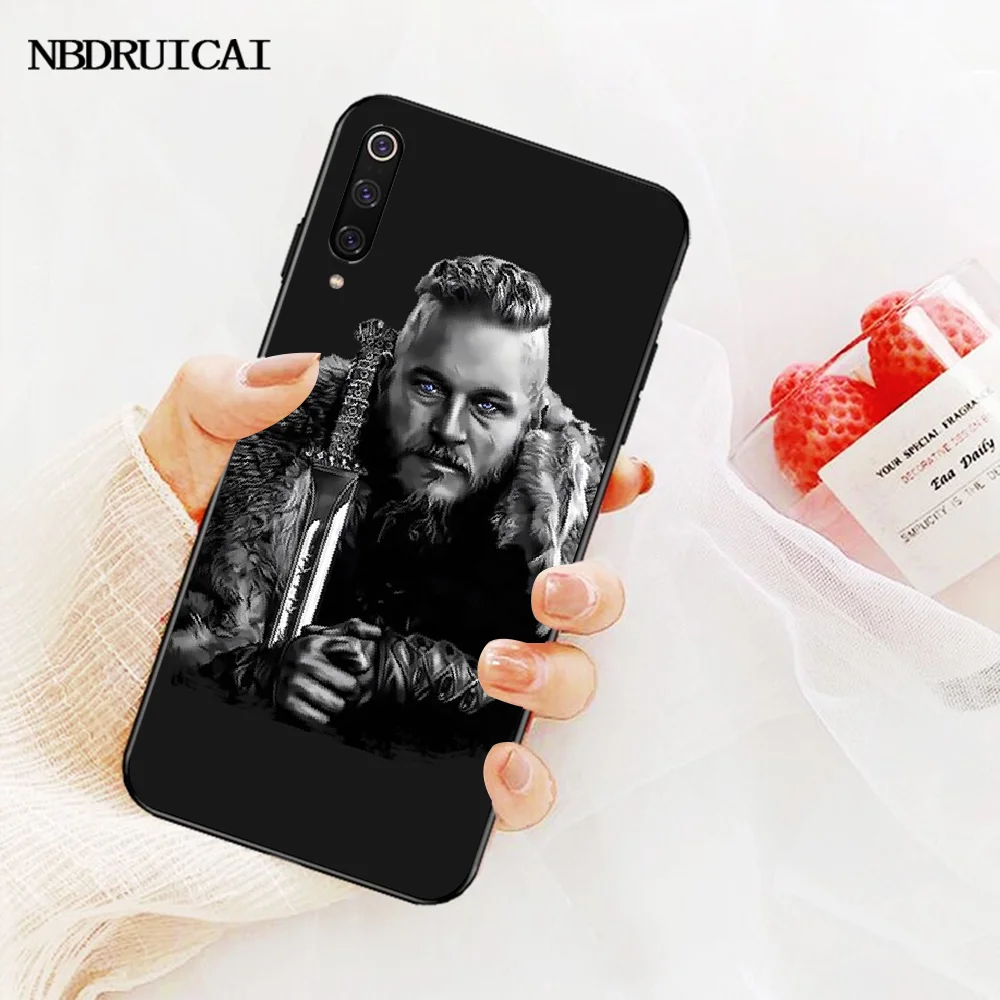 NBDRUICAI Ragnar Lothbrok Vikings DIY Печать чехол для телефона оболочка Xiaomi Mi9 9SE 8SE Pocophone F1 Mi8 Lite |