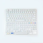 Цветные колпачки клавиш PBT, универсальные переключатели для механической клавиатуры Ansi 60% 80% 100%