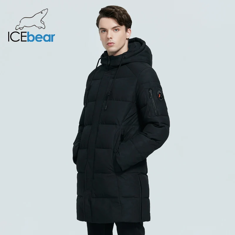 ICEbear 2020 новая зимняя мужская куртка высокого качества мужское пальто толстая
