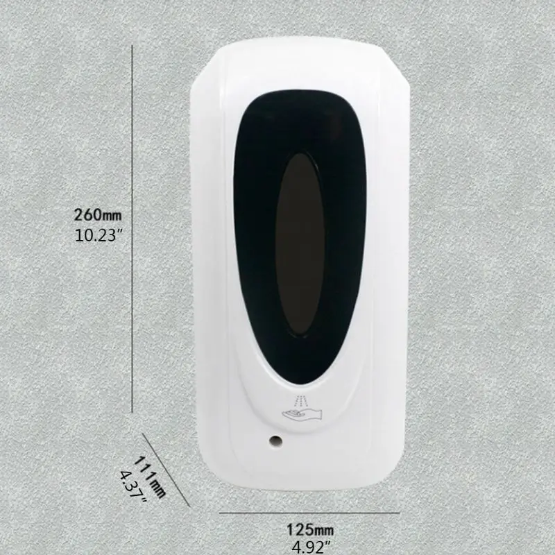 

1000ml Automatic Sensing Soap Dispenser Waterproof Shampoo Conditioner Shower Gel Container for Kitchen Bathroom School