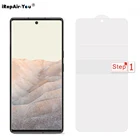 Полноэкранная Передняя гидролампа для Google Pixel 6 Pro, Защита экрана для Google Pixel 5A 5 4A пропитанная гелем пленка 3 3XL 2XL, защитная фотолампа