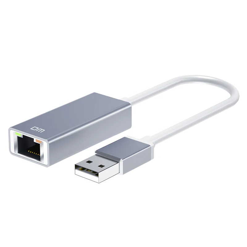 Silver USB2.0 к RJ45 ethernet порт концентратор CHB018 нет необходимости драйвер Поддержка mac и windows - Цвет: Silver