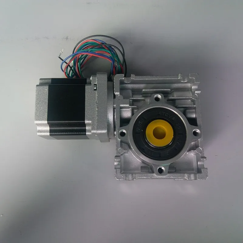 1: 1 червячный редуктор RV030 скорости 14 мм выход шаговый двигатель Nema23 3 А 2 нм 172унций