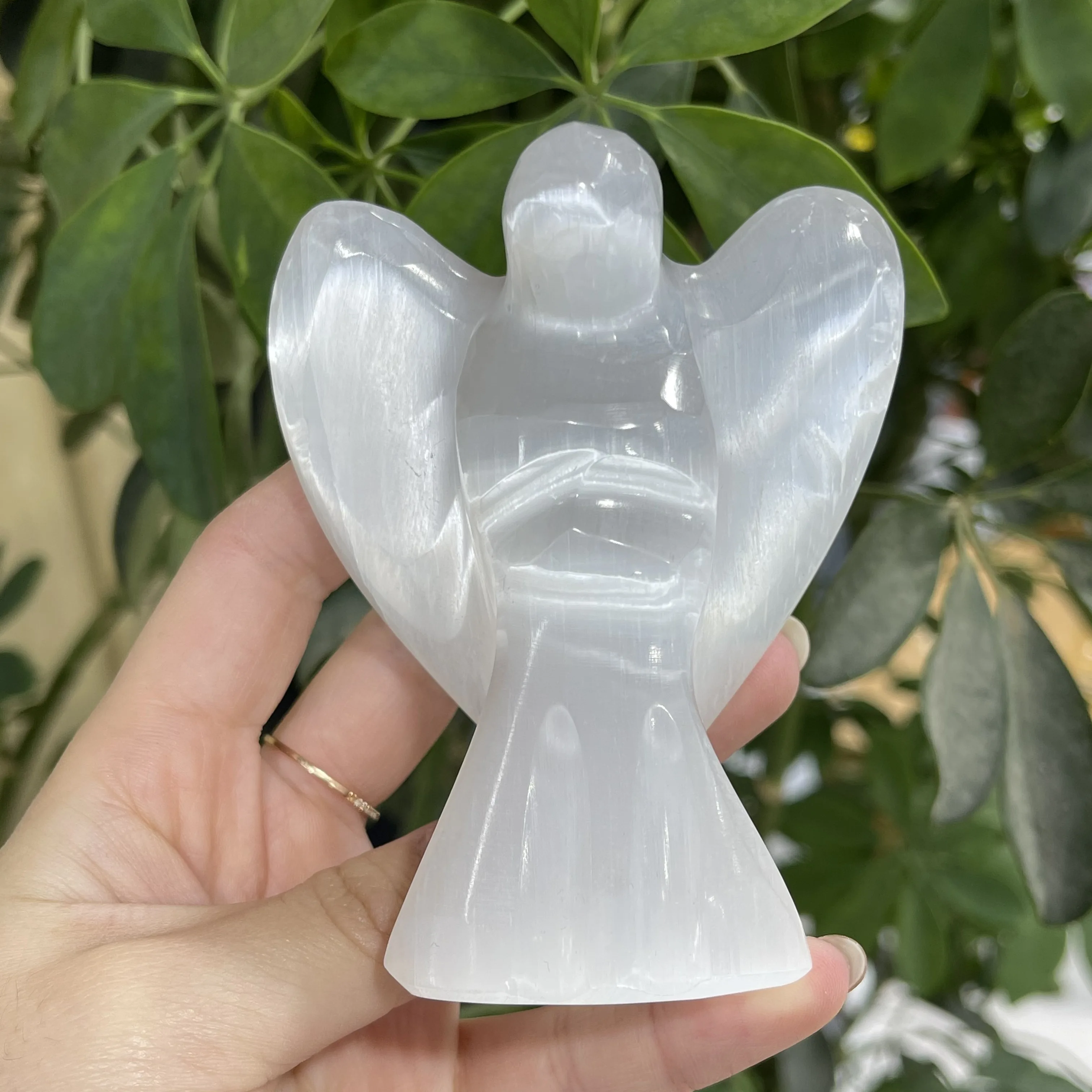 

Natural White Selenite Crystal Gypsum Angel Quartz Rough Minerals Reiki Specimen Healing Home Decor