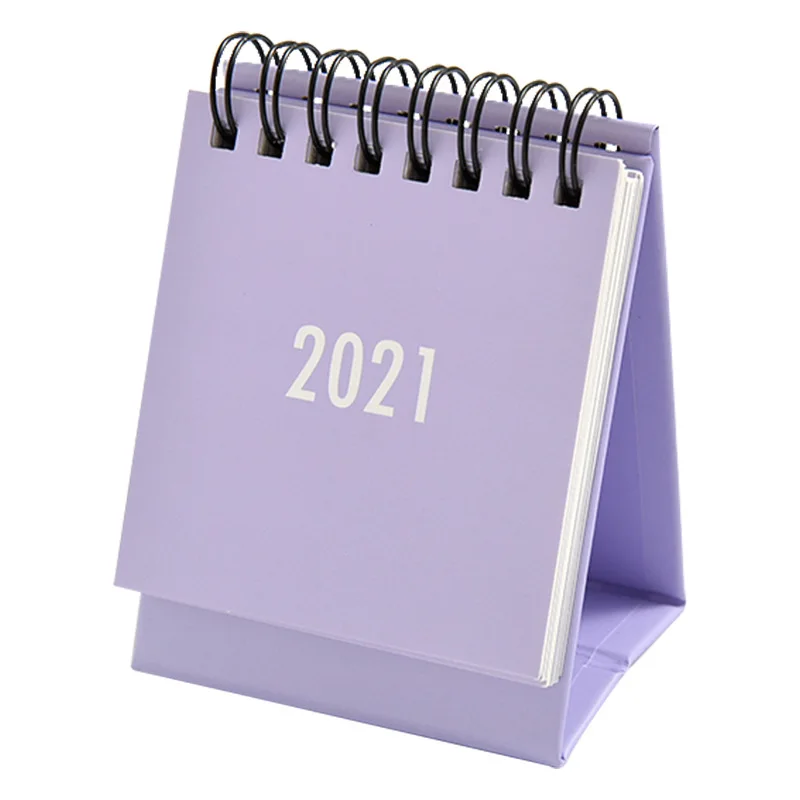 

Mini Morandi Color Series Desktop Calendar Small Paper Desk Daily Weekly Monthly Yearly Schedule Planner Calendars Desktop Decor