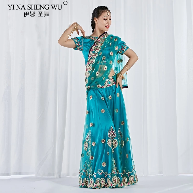 Комплект для восточного танца живота из 3 предметов топ + юбка шарф комплект