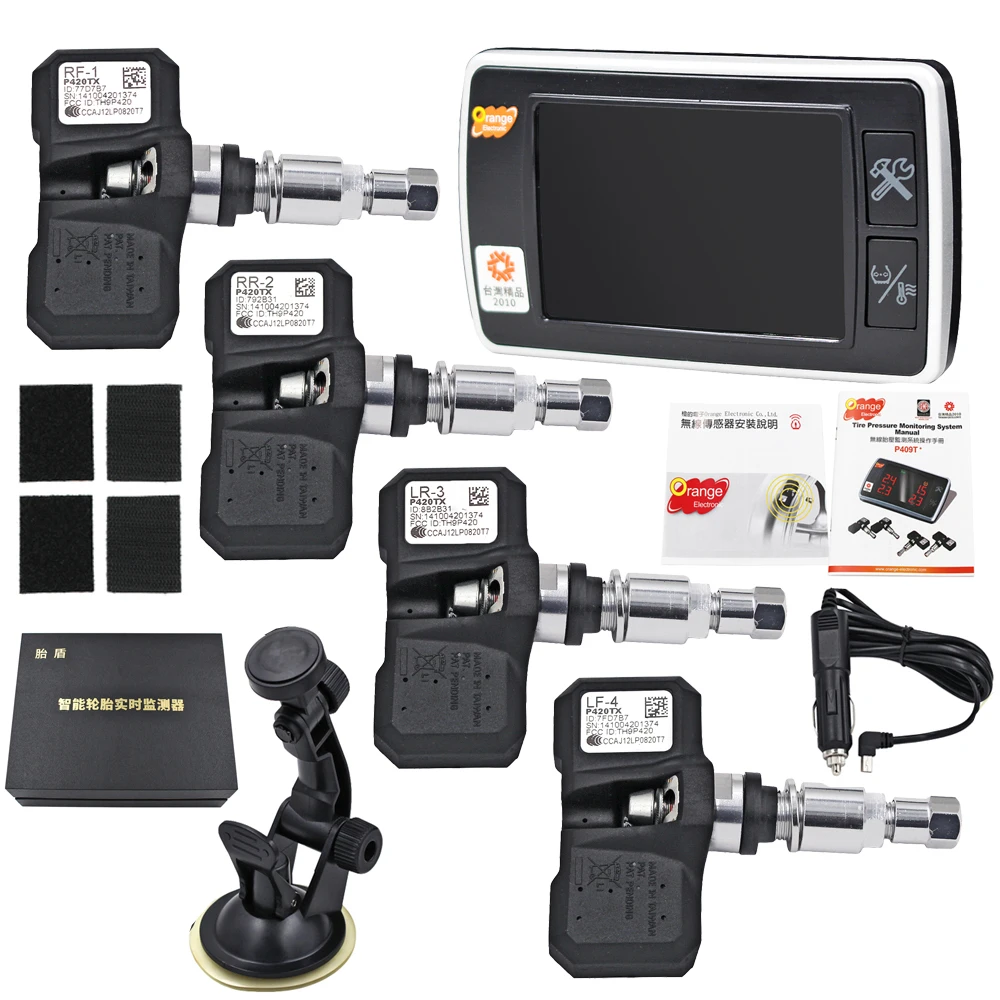 Оригинальная оранжевая Беспроводная система контроля давления в шинах TPMS датчик