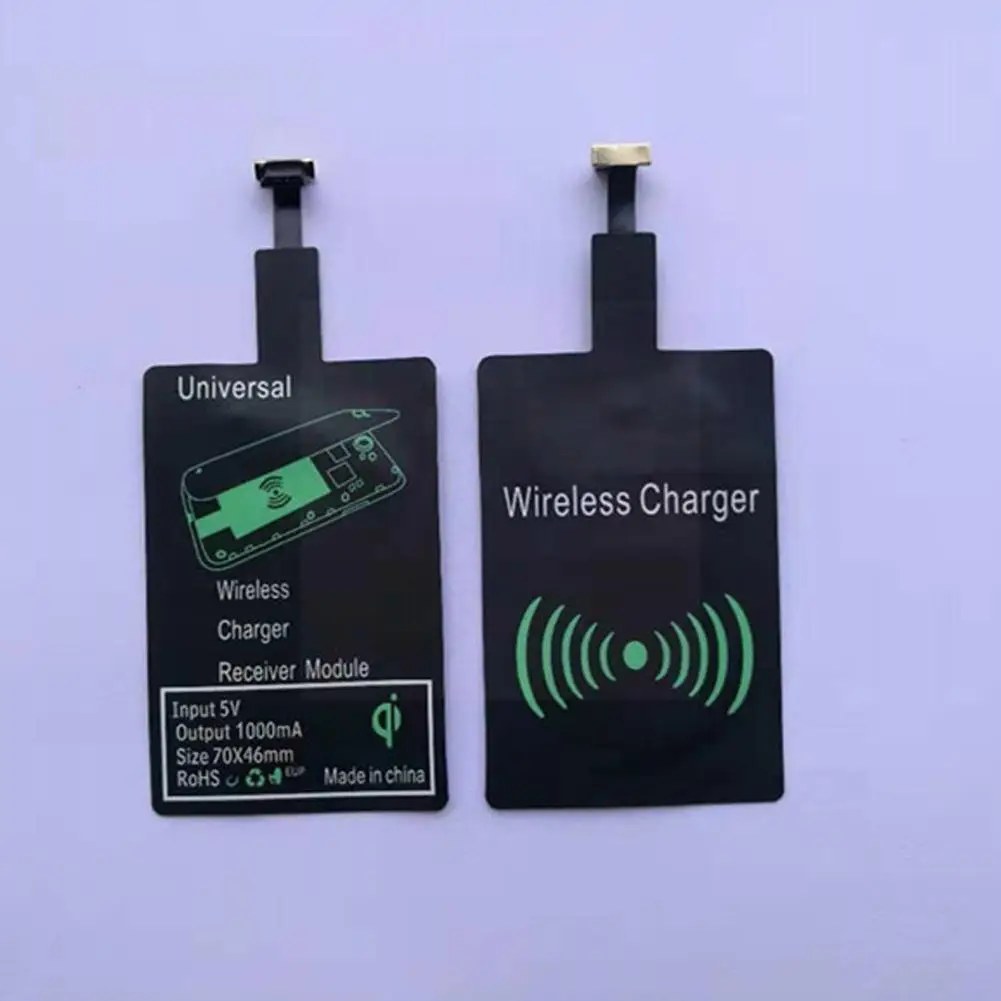 

Wireless Charging Receiver Patch For Android Type-c Mobile Wireless Fast Phone Charging Wireless Adapter Universal Charger R4Z8