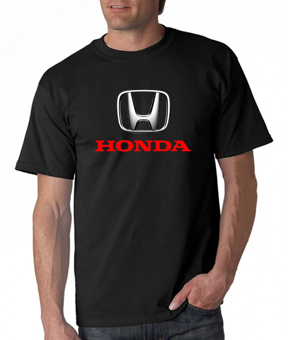 Логотип Honda футболка для автомобиля черный новый|Мужские футболки| |