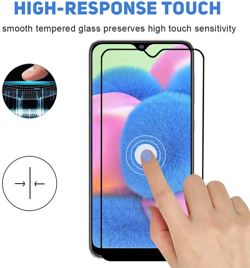 Защитное стекло для Samsung A30S A307F Защита экрана Galaxy A30 s закаленное a 30 пленка дисплея