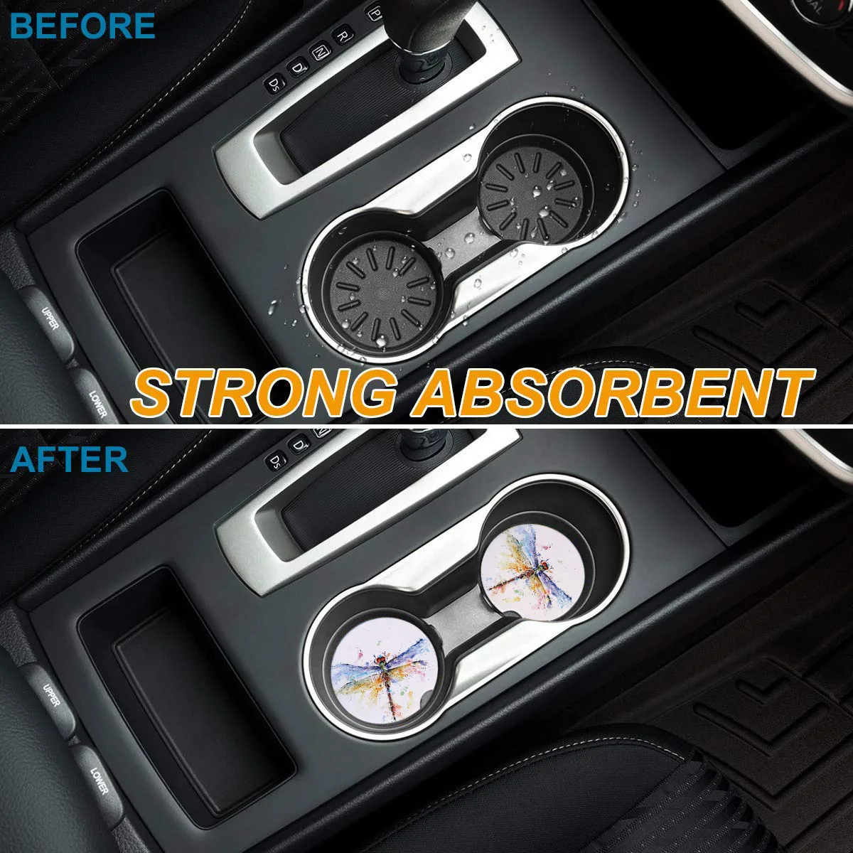 2 4 6 шт Стрекоза абстрактная картина маслом искусство Автомобиль Подставка