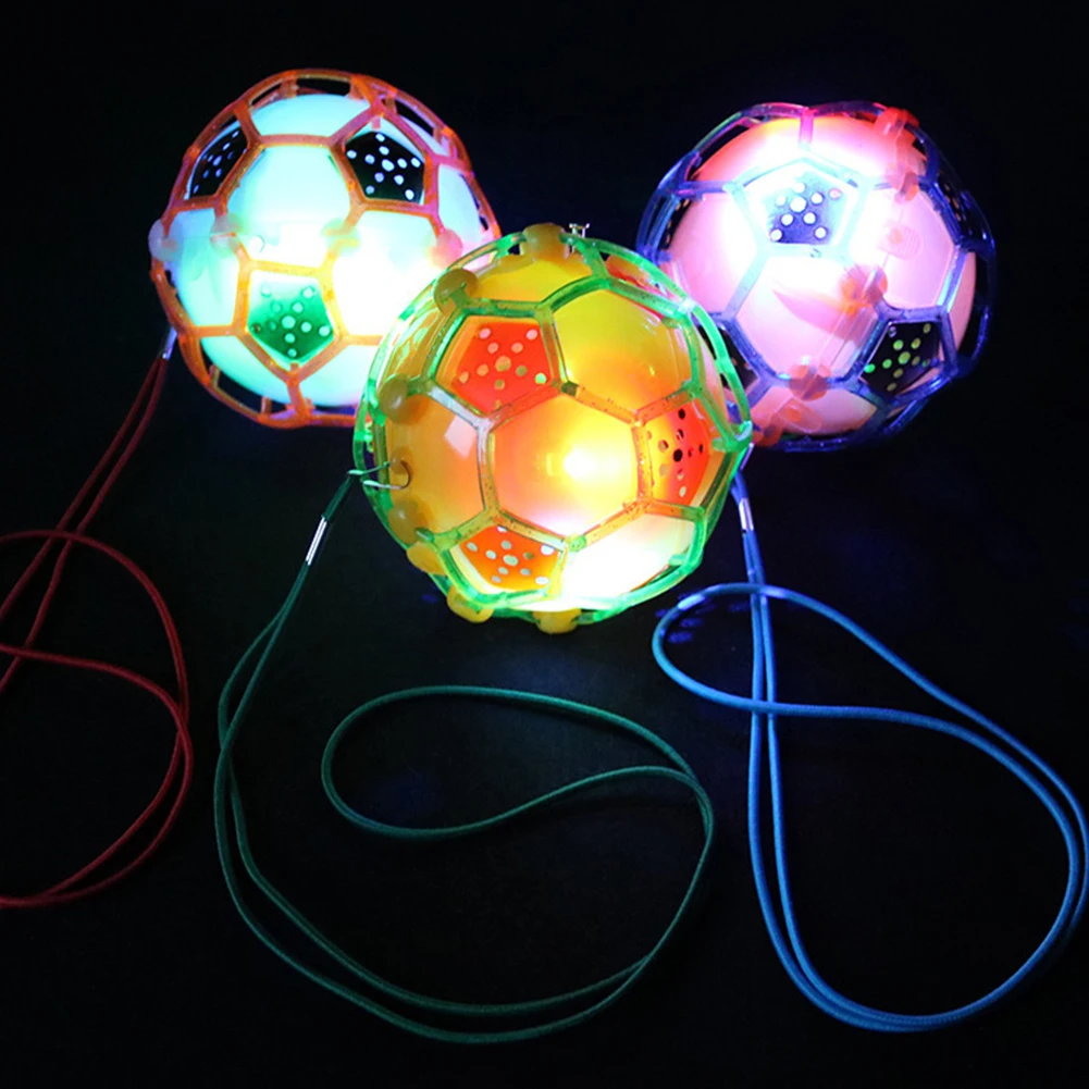 Светящийся музыкальный мяч светодиодный Ной подсветкой прыгающий футбольный