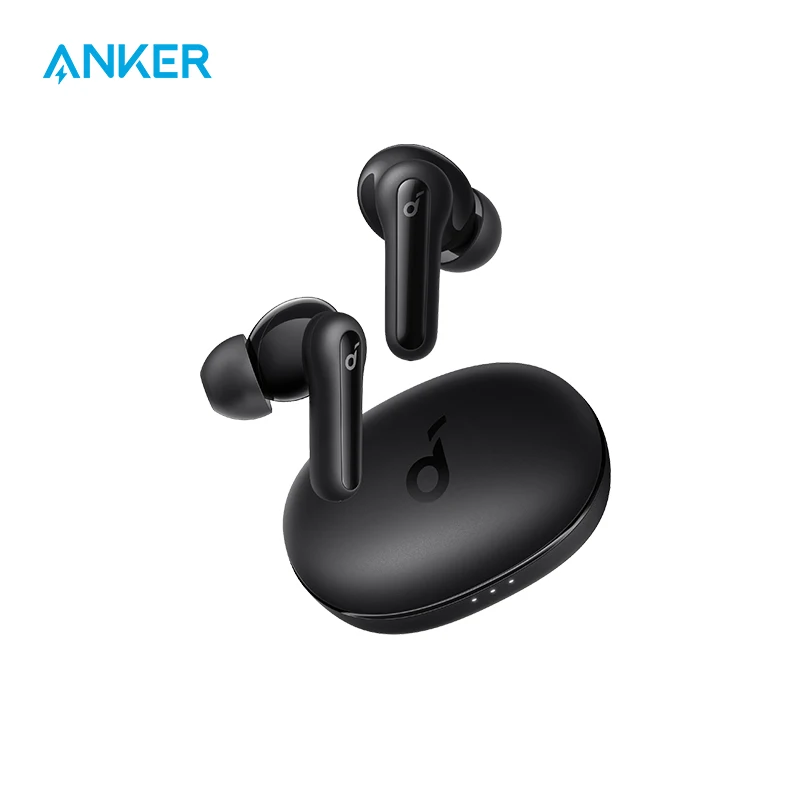  Беспроводные мини-наушники Soundcore от Anker Life P2 Mini, 10 мм драйверы с большими басами, Пользовательский EQ, Bluetooth 5,2, 32 часа воспроизведения 