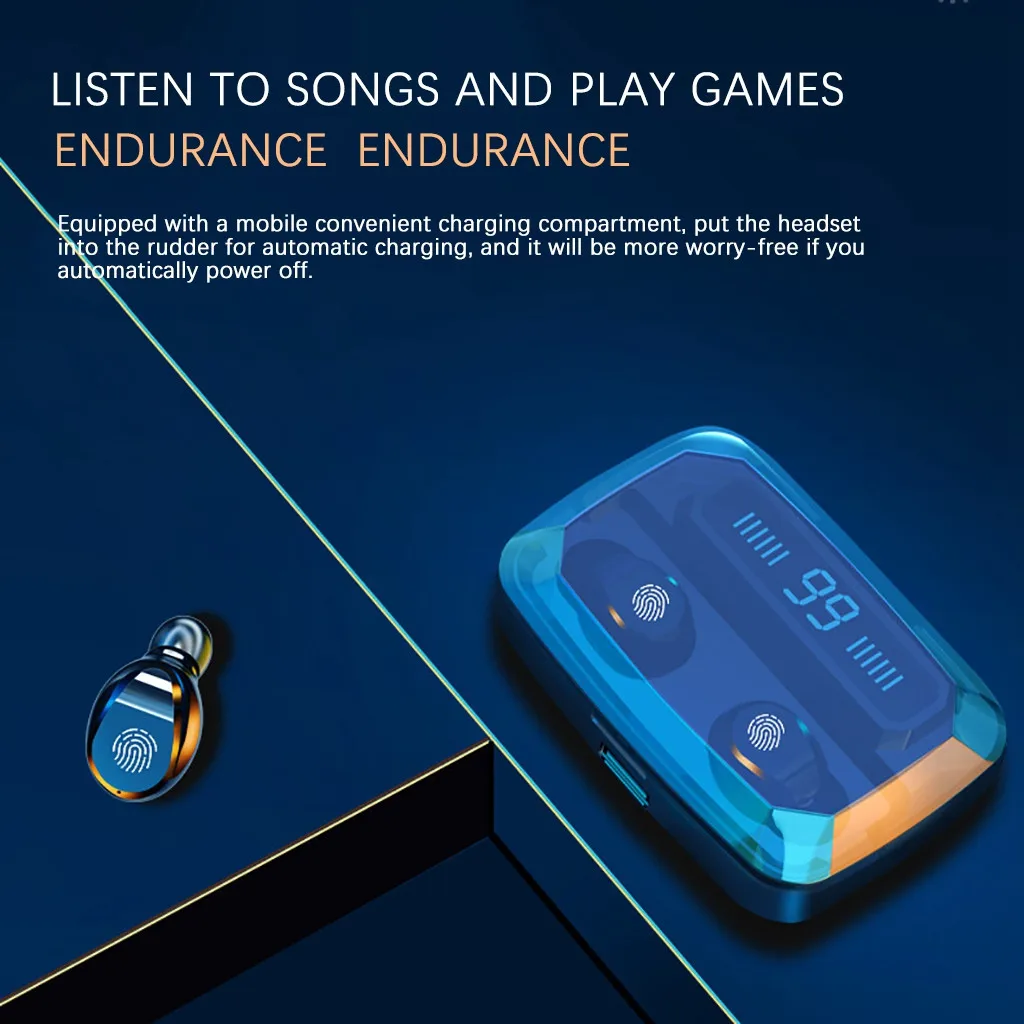 TWS Bluetooth наушники шум отмена беспроводной 9D стерео наушники IPX7 водонепроницаемый fone de ouvid гарнитура беспроводные наушники