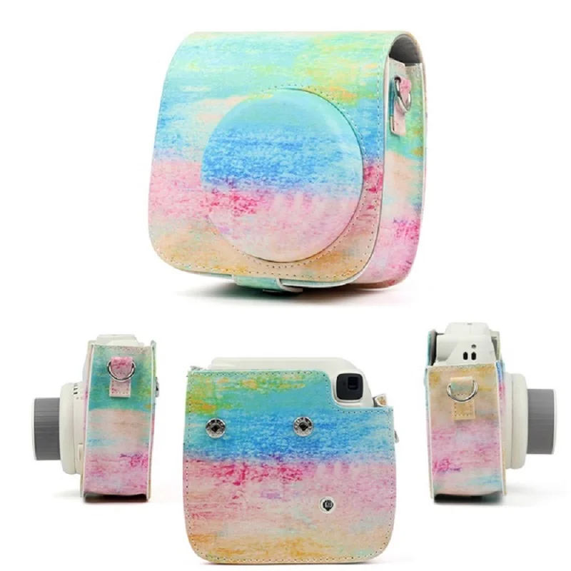 Аксессуары для камеры Fujifilm Instax Mini 11 9 8 художественная краска искусственная кожа