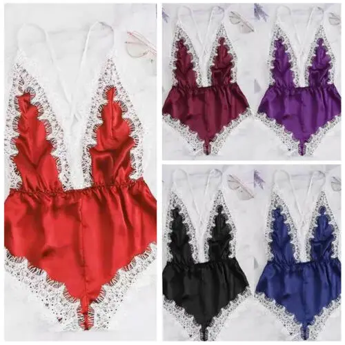 2019 сексуальное женское нижнее белье из сетчатой ткани с глубоким V-образным