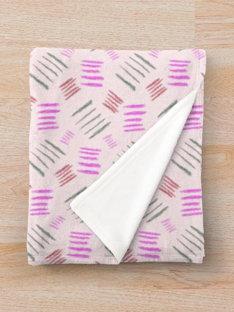 Мягкое уютное легкое покрывало из микрофлиса красного зеленого и розового цвета