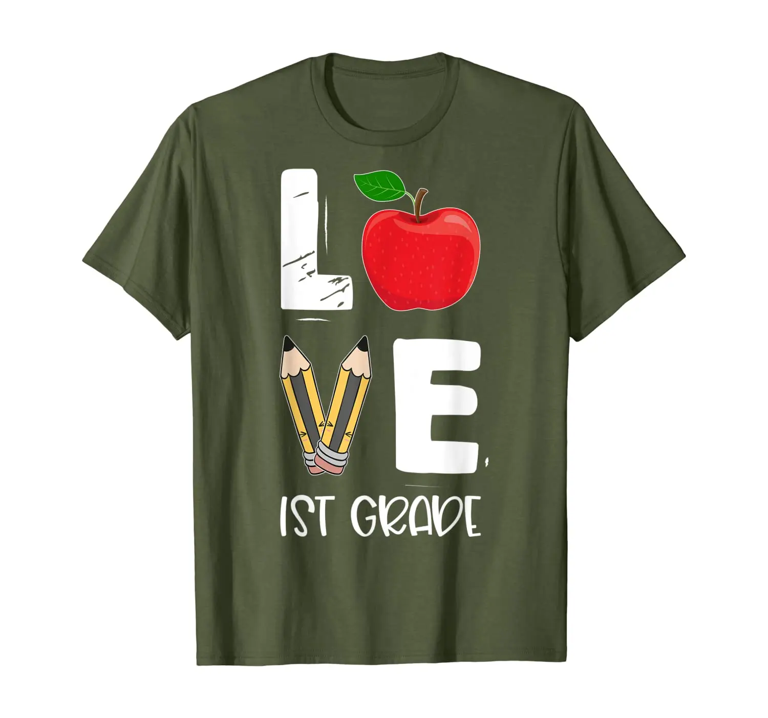 

Love 1st Grade Back To School Teacher T-Shirt