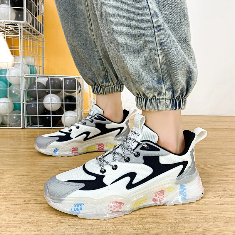 

Кроссовки мужские спортивные, дышащие, Повседневная модная обувь для бега, тренажерного зала, летние кроссовки