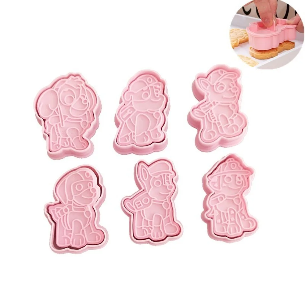 

6pc Cookie Cutter 3d foremki do ciastek foremki do ciastek Push Baking mold My Little Pony Set of Cookie Cutters 3d Cartoon Mold