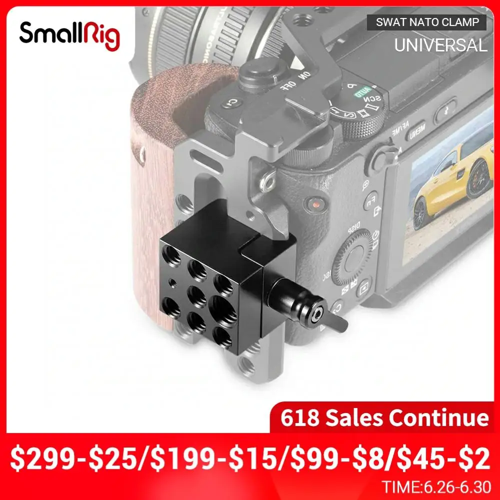 SmallRig Quick Release Камера крепление SWAT НАТО зажим с 1/4 &quotи 3/8&quot Стандартный отверстием