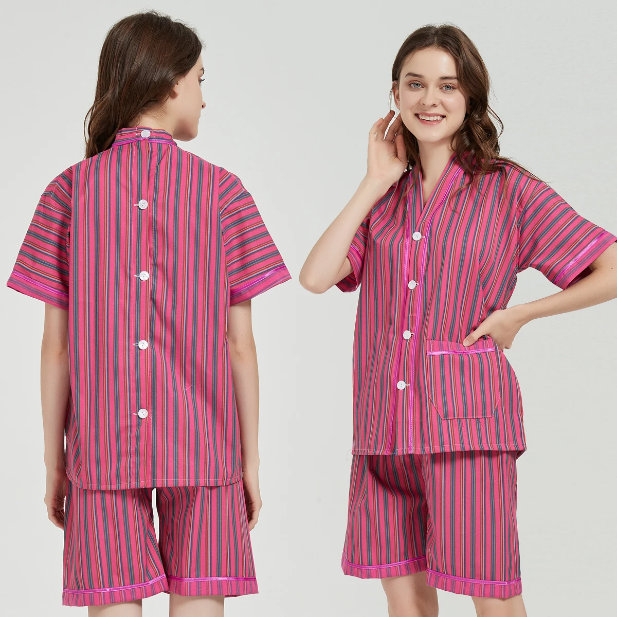 Japanese Mens Kimono Pajamas Suits Male Robe Gown 2Pcs/Set Lounge Bathrobe Sleepwear Loose Man Cotton Comfortable Pajamas Hombre