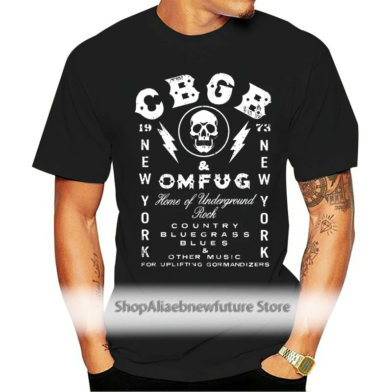 

CBGB OMFUG 1973 New York Country Bluegrass Blues Other Music Adult T Shirt