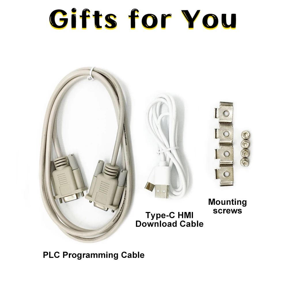 Аналоговый все в одном Интегрированный контроллер HMI + PLC 0 10 K термопары 7 дюймов