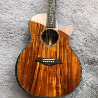 2021 new solid koa top ps14ce acoustic guitarebony fingerboard cocobolo back and sides guitarra
