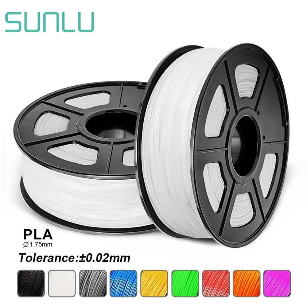 SUNLU PLA 3D нить 1,75 мм 1 кг с катушкой Пластик PLA нить для 3D-принтера дети Scribble экологически чистый печатный материал