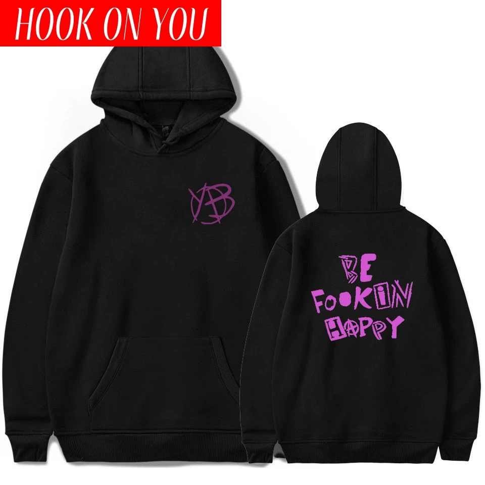 Новинка 2020 толстовки с капюшоном youngblood be fookin happy спортивные рубашки для мужчин и