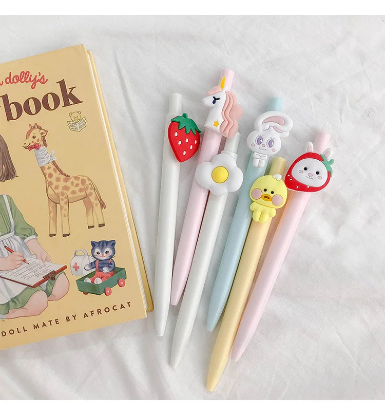 42 шт./лот простое симпатичное платье с помпоном в виде яйца клубника утка гелевая