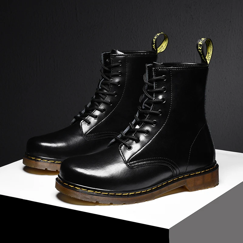 

Zapatos Informales De Hombre Winter Boots Men Casual Zapatos Hombre Leather Shoes High Top Men's Footwear Sapato Mens