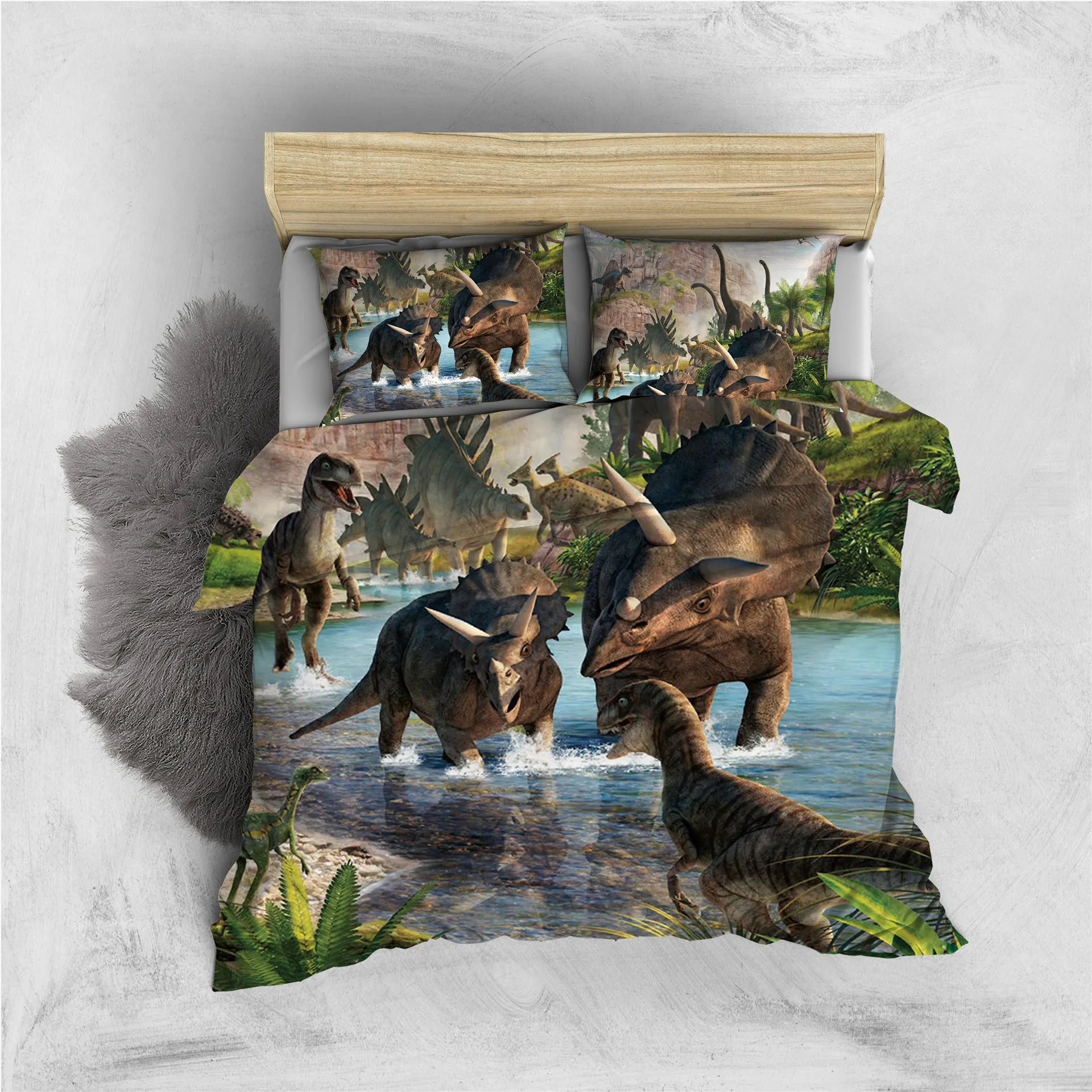 

3d print bedding set king size home textiles quilt cover pillowcase luxury bedding bed linen Wholesale