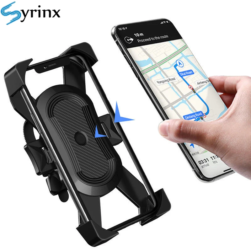 Auto Bike Phone Holder Universal Motorcycle Bicycle Phone Support Handlebar Stand Mount Bracket Mount Mobile Holder For iPhone