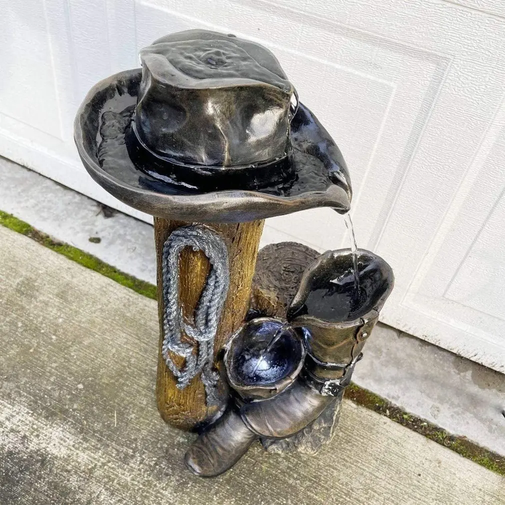 Бочка для вина с самоциркуляцией воды украшение сада двора лужайки декоративные