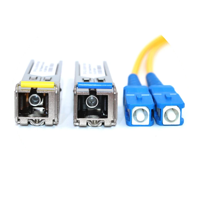 Модуль SC SFP гигабитный DDM BIDI mini gbic 1000 Мбит/с волоконно-оптический трансивер модуль