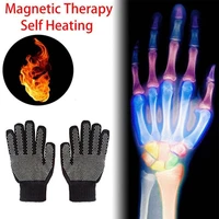 tourmaline gloves magnetic therapy heart warming arthritis pain relief heal joints braces supports pain relief health care tool