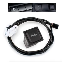 car aux adapter switch button wiring harness cable wiring harness for vw golf 5 6 mk6 jetta 5 mk5 rabbit scirocco accessories