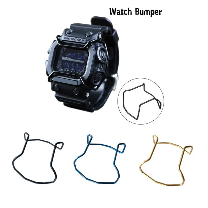 Матовый черный часы бампер Чехол протектор провода щитки для G Shock GX 56 GXW gx56 gxw56