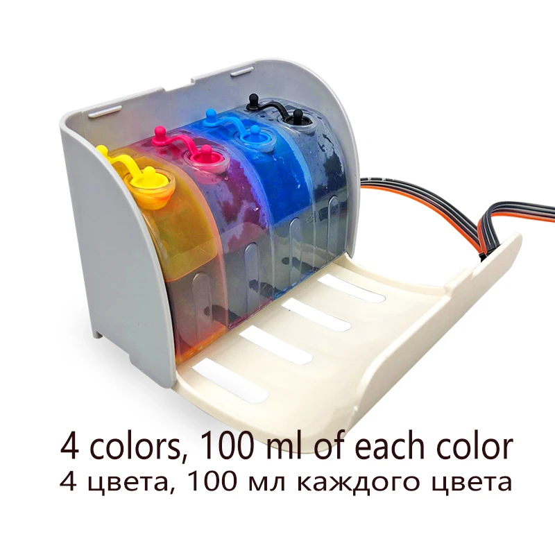 Compatible For Hp 121 CISS Refill Ink Cartridge D2563 Deskjet F4283 All-in-One F2423 F2483 F2493 F4213 F4275 F4583 | Компьютеры и офис