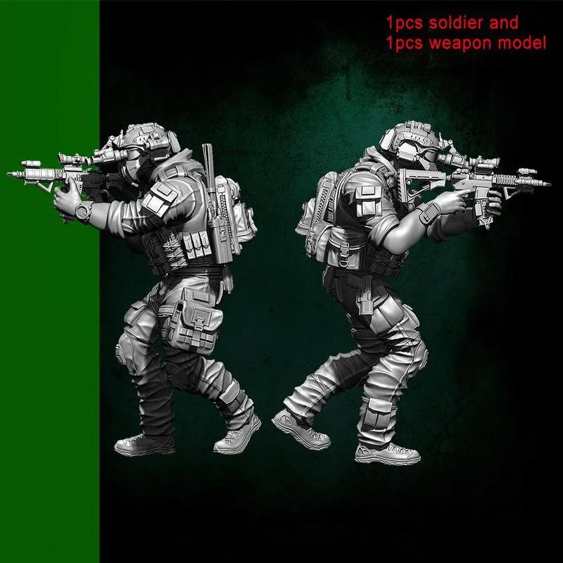 Морские котики США солдат белый модельный комплект Высококачественная