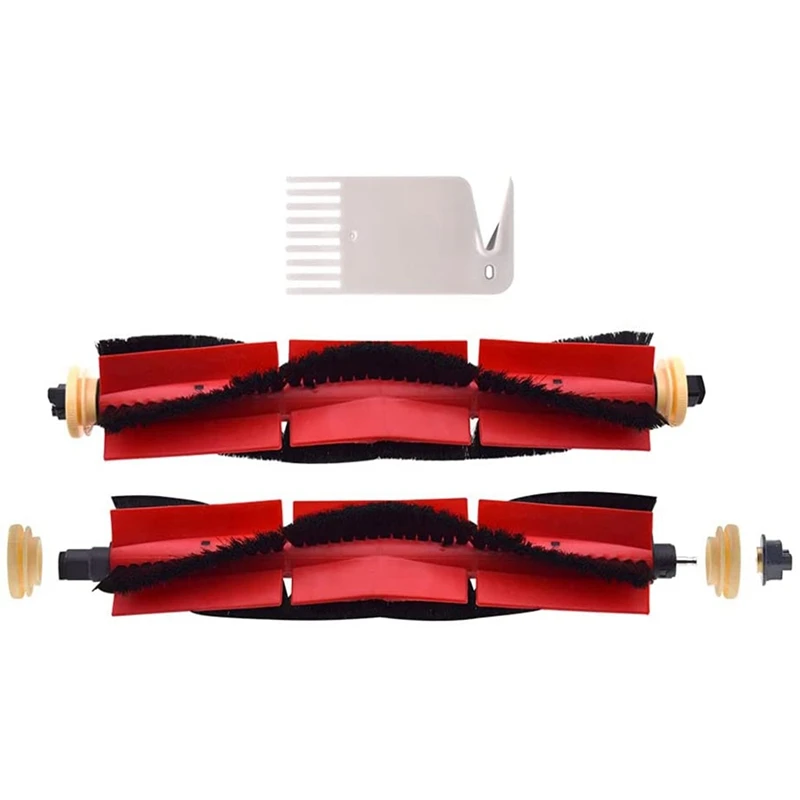 

Easy Clean Detachable Roller Brush Replacement For Roborock S6 Maxv, S6, S6 Pure, E4,S4 Max,S4, S5 Max, S5, E35, E2