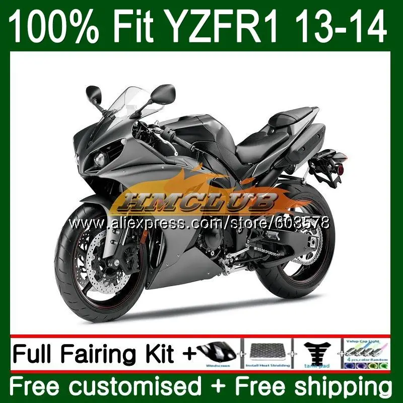 

Injection body For YAMAHA YZF 1000 YZF R 1 R1 2013 2014 Silvery grey 65CL.16 YZF-1000 YZF-R1 kit YZF1000 YZFR1 13 14 OEM Fairing