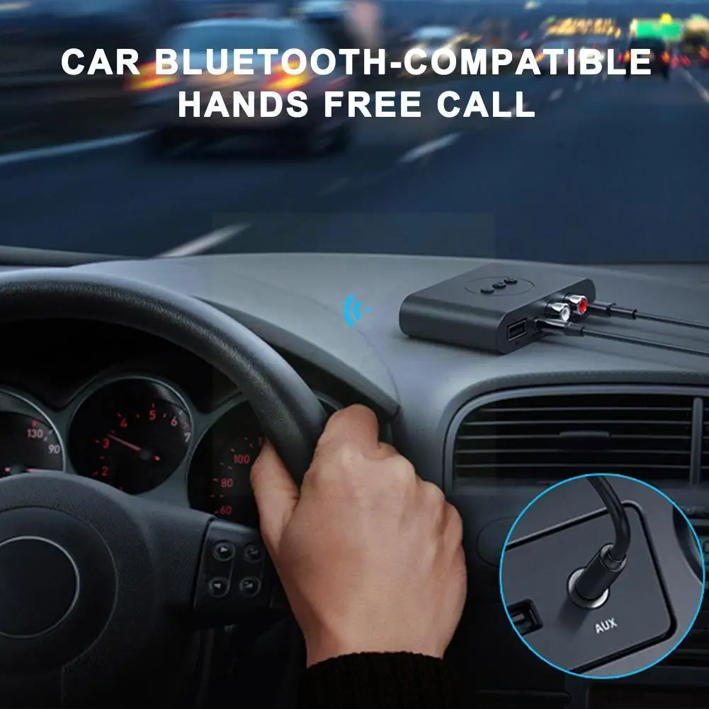 

Bluetooth 5.0 Audio Receiver 3.5mm3.5 AUX Jack Stereo Adapter Wireless Music Kit Speaker For Car O4O7