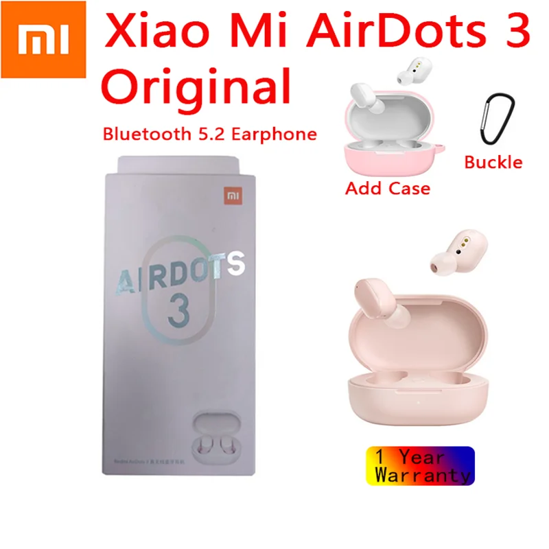 

2021 Xiaomi Redmi AirDots 3 наушники AptX Гибридный вокализм Беспроводная Bluetooth 5,2 Mi настоящая беспроводная гарнитура CD-уровень качество звука