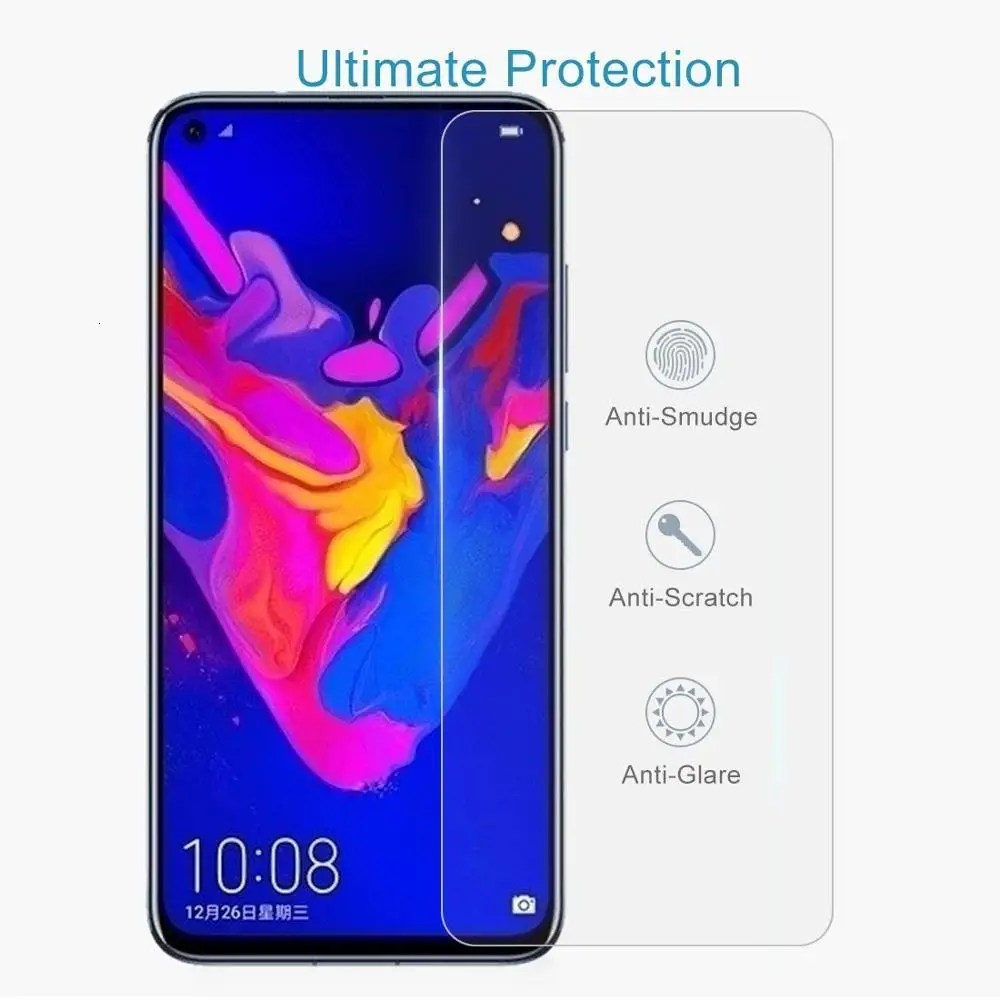 9H 2.5D Закаленное стекло для Huawei Honor V8 V9 V10 V20 PLAY Защитная пленка View 8 9 10 20 экрана |