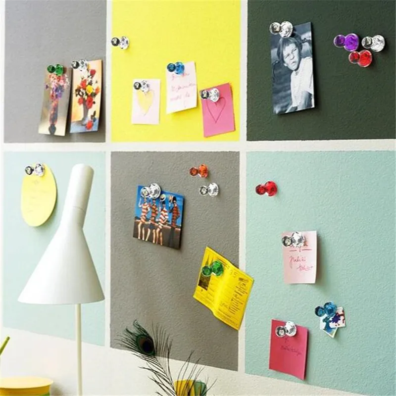 Круглые магнитные шпильки 20 шт. прозрачные штифты для рукоделия художественное